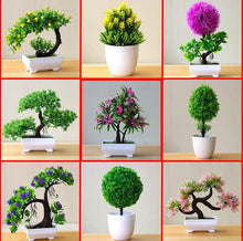 Load image into Gallery viewer, NEW Artificial Plants Bonsai Small Tree Pot Plants Fake Flowers Potted Ornaments For Home Decoration Hotel Garden Decor
