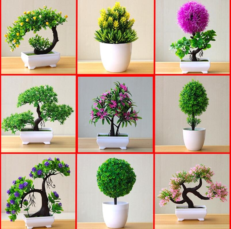Best Deal for NUSHAO Fake Plants Small Artificial Plants for Home