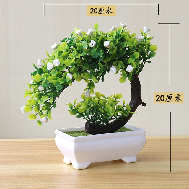 Planta Artificial decorativa - Bonsai Artificial - Barujhaba