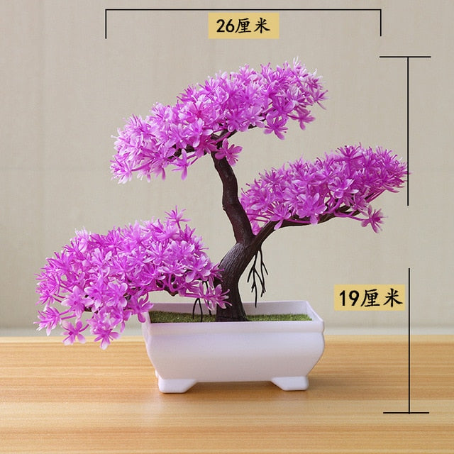 Artificial Rose Potted Plant Mini Rose Small Potted Bonsai - Temu